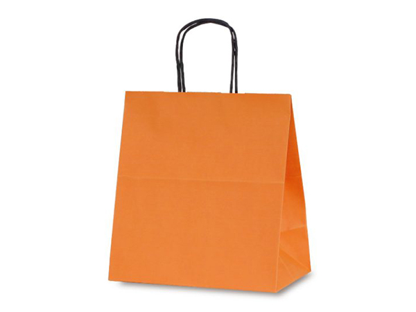 自動紐手提袋　カラーオレンジ